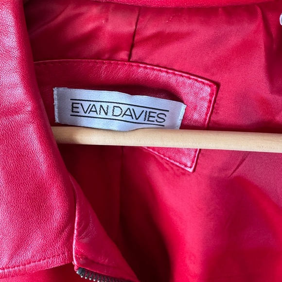 Red Leather Jacket - Picture 2 of 6